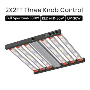 ספקטרום מתכוונן הוביל 330w לגדול אור רב ספקטרום לגדול אורות עבור צמחים פנימיים ועיצוב טוב הוביל לגדול אור - Product Image 2