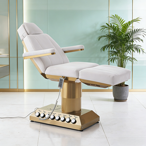Sillón de Belleza Eléctrico con Altura Ajustable, Cama Profesional para Salón, Ajuste de Respaldo y Reposapiés, Muebles para Tratamientos de Spa - Product Image 1