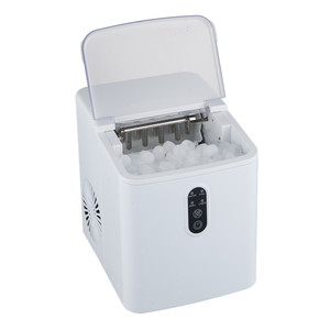 เครื่องทำน้ำแข็งไฟฟ้ารูปทรงหัวกระสุนของ CE CB GS ETL เครื่องทำความเย็นบ้านทันทีสำหรับคาเฟ่บาร์ร้านค้า - Product Image 1