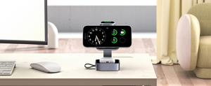Station de charge sans fil 3 en 1, <span class=keywords><strong>chargeur</strong></span> magnétique rapide pour téléphone, <span class=keywords><strong>25W</strong></span> pour <span class=keywords><strong>Apple</strong></span> iPhone IWatch, plusieurs appareils - Product Image 3