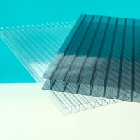 Plaque de polycarbonate gaufrée pour toiture, résistante aux UV, pour serre, lucarne et auvent