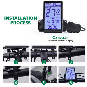 M5 Thông Minh Xe Đạp Điện Điều Khiển 24V/36V/48V Không Thấm Nước Đi Xe Đạp Máy Tính Màn Hình LCD Bảng Điều Khiển Ebike E-Scooter Meter Bộ Phận Điều Khiển - Product Image 5