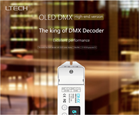 Decodificador DMX/RDM de Voltaje Constante de 16 bits LTECH, Comunicación de Señal DMX512, Lectura/Escritura Remota de Direcciones DMX