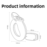 Ensemble collier et laisse de dressage pour chien sans fil 2 en 1 classique avec lumières, télécommande 1000 m, laisse rétractable automatique pour la promenade