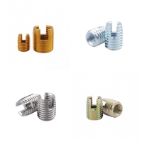 High Precision Slotted Stainless Steel Self-tapping Thread Insert for Precision Electronics Manufacturing Device Housing