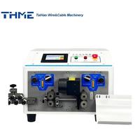 Machine automatique de coupe et de dénudage de fils 0,1-2,5 mm, coupe-câbles et dénudeur à commande numérique THME YH-220, 6000-8000 pièces pour
