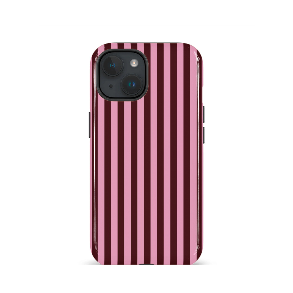 Rose et marron