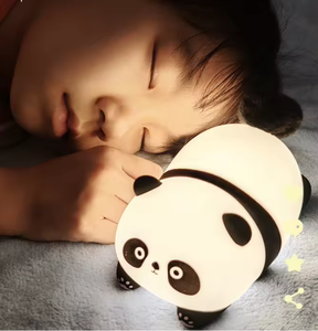 ไฟกลางคืนซิลิโคนรูปแพนด้า, โคมไฟ LED สัมผัสนุ่มนวลน่ารักพร้อมระบบควบคุมเซ็นเซอร์อัจฉริยะ, ของตกแต่งห้องเด็กและห้องนั่งเล่นแบบพกพาสำหรับเด็ก - Product Image 4