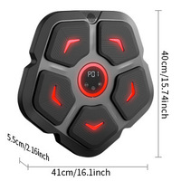 Machine d'entraînement de boxe murale intelligente QIDIAN Q527 Light Fight Music Boxing avec cible lumineuse, Bluetooth et matériau PU – Vente en gros