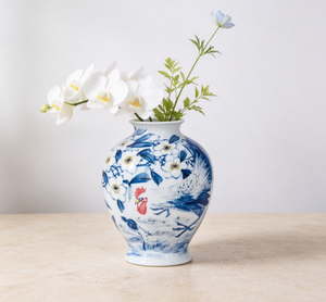Jarrón de <span class=keywords><strong>Porcelana</strong></span> de Jingdezhen con Diseño Art Deco de Gallo y Granada, Exquisito, Hecho a Mano, Ecológico, Decoración para el Hogar - Product Image 4