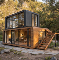 Maison préfabriquée extensible de conception adaptée pour usage résidentiel, maison modulaire pliable avec système électrique complet