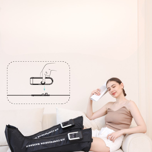 Sistema de Recuperación Deportiva, Terapia de Masaje por Compresión de Aire, Botas de Recuperación Rápida, Masajeador de Piernas para la Circulación Sanguínea - Product Image 1