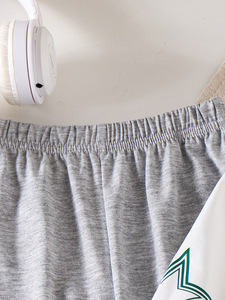 เสื้อเชิ้ตแขนยาวสีขาวลายตัวเลขสำหรับเด็กผู้หญิงฤดูใบไม้ผลิและฤดูใบไม้ร่วงใหม่พร้อมกางเกงสีเทาอ่อนสำหรับเด็กผู้หญิงอายุ 2-7 ปี - Product Image 2