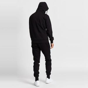 Sweat à capuche personnalisé OEM avec impression unie, cagoule polaire, sweats à capuche masqués pour hommes - Product Image 2