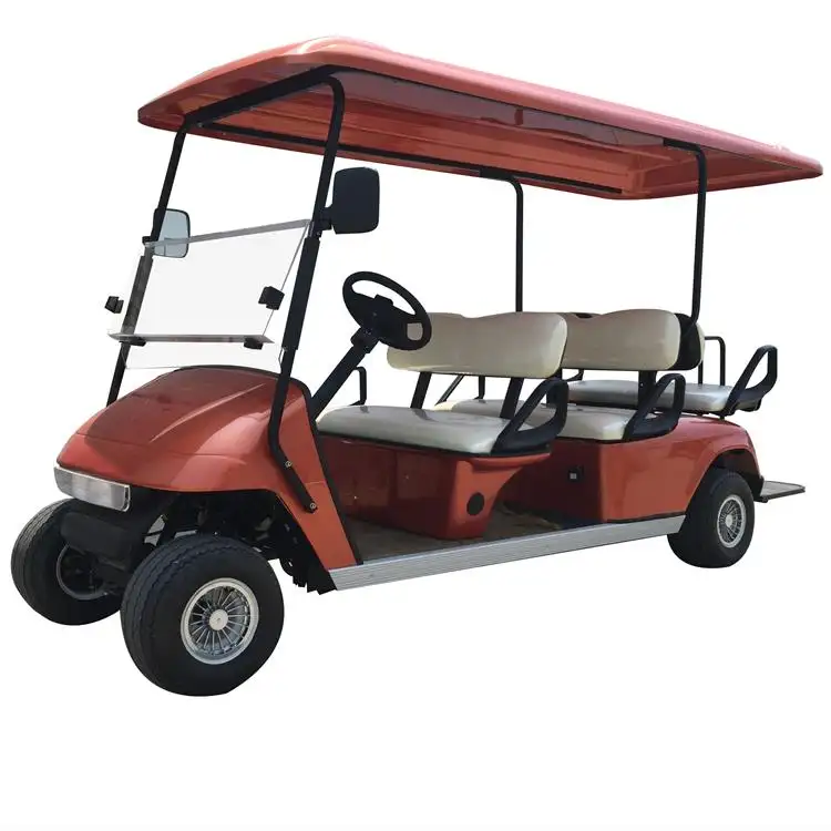 Approuvé CE ISO vente d'usine à bas prix neuf quatre roues Club Car véhicule utilitaire électrique voiturette de golf voiturette meilleur prix pour rouler sur