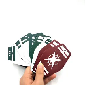 热卖高品质聚氯乙烯多扑克扑克牌可定制型号印刷纸扑克牌带Logo盒包装