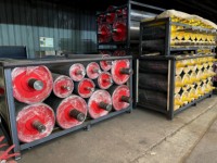 Tambour de tension de poulie d'entraînement de haute qualité pour convoyeur, tambour de convoyeur très résistant à l'usure