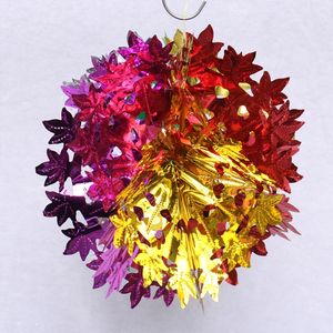 Großhandel 30cm <span class=keywords><strong>PET</strong></span> Weihnachts dekoration Hochzeit und Party hängende Folie Blumen dekoration - Product Image 1