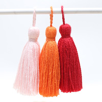 Pompoms suspendus pour vêtements, accessoires de couture, corde de suspension avec angle pur, glands écologiques, petites oreilles