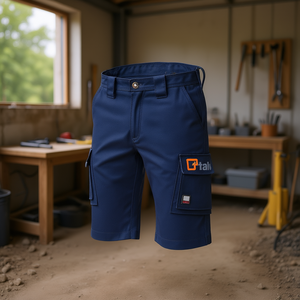 Shorts de travail Ttake gris taille XS avec poches cargo - Product Image 3