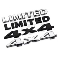 Emblema Universal Metálico 3D 4X4 con Letras, Adhesivo para Coche con Logotipo de Tracción en las Cuatro Ruedas para Ford, BMW, Lada, Honda, Audi, Toyota 4X4 4*4