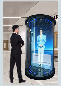 Écran transparent holographique 3D de 75 pouces, lecteur publicitaire avec prise en charge de la technologie tactile infrarouge et capacitive - Product Image 2