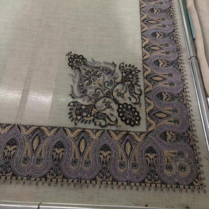 Omani masur keffiyeh ผ้าพันคออาหรับ Eid Al fitr Hijab สำหรับผู้ชายฮิญาบอิสลาม yemeni มุสลิม shemagh ปัก10ซม. 55x55inch - Product Image 2