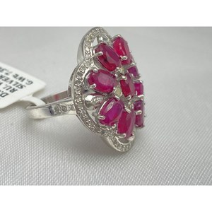 Nuevo Anillo de Rubí de Lujo Más Vendido, Plata de Ley 925, Regalo para Fiestas, Bodas, Compromisos, Ceremonias Religiosas y Eventos - Product Image 6