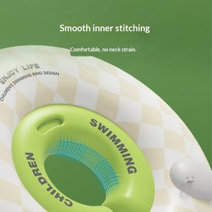 Nouvelle bouée de natation pour bébé en forme de dessin animé, bouée gonflable pour enfants, bouée de cou, bouée de sauvetage, protection de l'environnement, PVC - Product Image 4