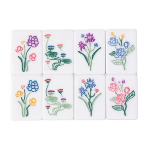 Set di Tessere Mahjong Classico Americano Ebraico Spagnolo, Tessere Mahjong Verdi - Product Image 6