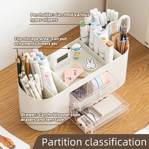 Organizador <span class=keywords><strong>de</strong></span> <span class=keywords><strong>escritorio</strong></span> <span class=keywords><strong>de</strong></span> gran capacidad OEM/ODM con cajón, pequeños artículos <span class=keywords><strong>de</strong></span> maquillaje, organizador <span class=keywords><strong>de</strong></span> pendientes, caja <span class=keywords><strong>de</strong></span> almacenamiento <span class=keywords><strong>de</strong></span> joyas - Product Image 4