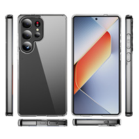 Coque de téléphone antichoc en cristal transparent pour Samsung Galaxy S25 Ultra Egde S24 S22 S23 S21 FE Plus A73 A53 A42 A54 A52 Couverture en acrylique