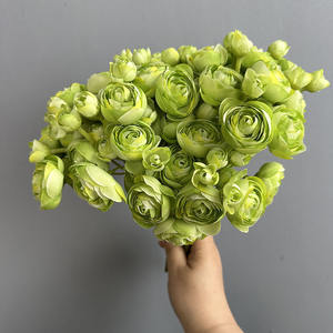 Fiori Artificiali Mini Loto, Mazzo di Rose in Seta per Decorazioni Matrimoniali, Bouquet da Sposa, Decorazioni per la Casa - Product Image 6