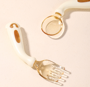 ชุดช้อนและส้อมสำหรับ<span class=keywords><strong>เด็ก</strong></span>ทารกแบบงอได้ ฝึกการเรียนรู้การป้อนอาหาร ช้อนสำหรับ<span class=keywords><strong>เด็ก</strong></span> ปลอดสาร BPA จับง่าย ชุดช้อนส้อมสำหรับเด็ก - Product Image 2