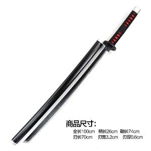 Popolare anime personalizzato economico ecologico in legno massello Anime <span class=keywords><strong>Cosplay</strong></span> <span class=keywords><strong>Demon</strong></span> <span class=keywords><strong>Slayer</strong></span>: Kimetsu No Yaiba <span class=keywords><strong>Cosplay</strong></span> Toy Sword - Product Image 4