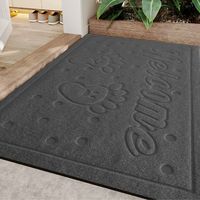 Tapis de sol en polyester de luxe, tapis de salon, lavable en machine, antidérapant, design moderne pour salon, salle de bain, tapis de prière islamique