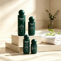 Flacon pulvérisateur en PET avec bouchon à bille et pompe à lotion, entièrement personnalisable, 100 ml, 150 ml, 250 ml, pour brume corporelle, parfum, tonique