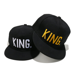 Gorro De Invierno Beanie King Con Calavera Y Corona Bordada - Unisex Negro - Punto Acrílico Fabricado En Austria