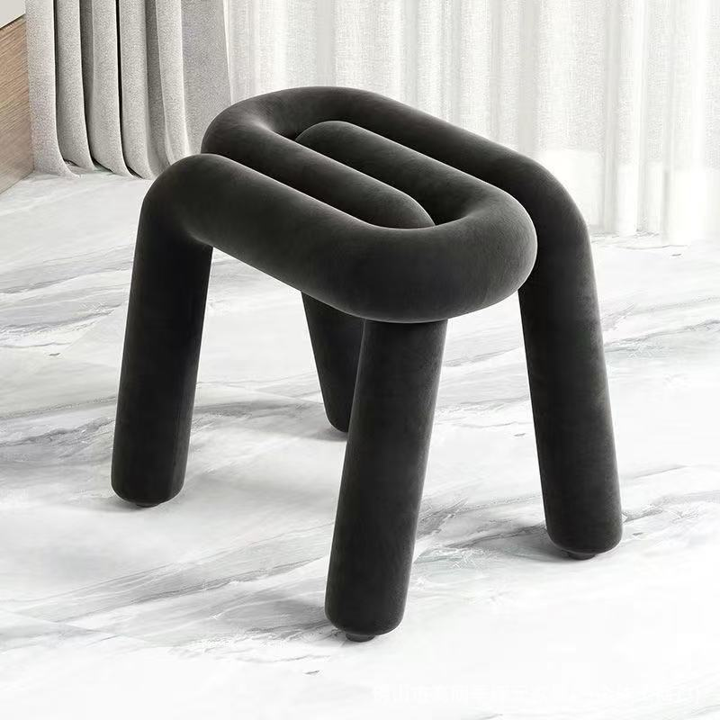 Innovative French Designer Makeup Chair: Casual, Unique, Backless Stool ...