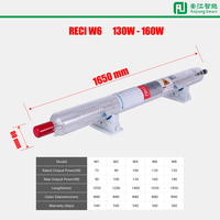 Tabung Laser CO2 RECI W6 Berkualitas Tinggi 130W 140W 150W 160W Tabung Kaca W6 Dengan Harga Pabrik
