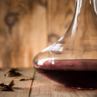NOVARE Carafe à vin rouge en verre cristal sans plomb de 1800ml