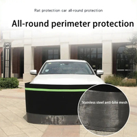 Couverture de filet pour chat du compartiment moteur de la voiture d'été Accessoires d'extérieur avec répulsif contre les rats et caractéristiques de clôture