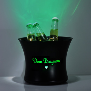 LED Luminous Tropical Floral Design 12L Portable Waterproof Party Ice <b>Bucket</b> with Custom Logo & Color Plastic - Product Image 5