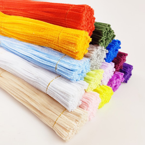 CHENXI, a granel, 100 Uds., 8mm, limpiadores de tuberías de vástago de chenilla, manualidades de arte navideño, palos giratorios, proyectos de bricolaje para niños - Product Image 2