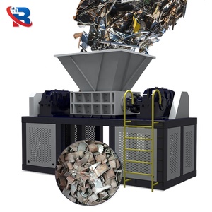 Đôi Trục kim loại Shredder điện thoại di động đĩa cứng máy tính máy tính xách tay máy nghiền điện tử chất thải tái chế - Product Image 1
