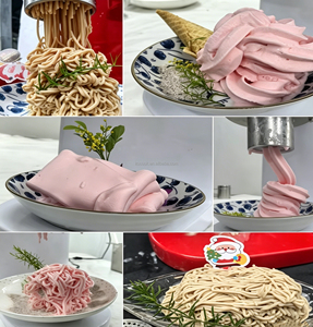 Máquina de alta productividad de acero inoxidable para hacer <span class=keywords><strong>pasta</strong></span> de helado blanco, fideos, frutas y leche, ideal para formas de espagueti de gelato italiano. - Product Image 6