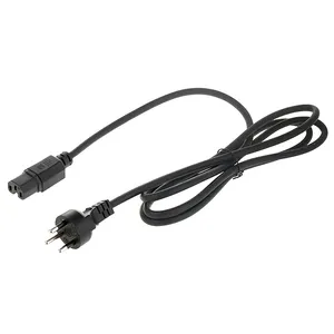 Thailand AC Power Cord Thai 3Pin 10A 250V Replacement Electrical Plug Power Cable To IEC C13 TIS Approval