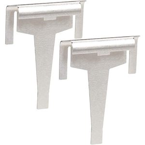 OEM Mania DA61-06796A Nuevo Clip de Drenaje para Refrigerador Doméstico de Acero Inoxidable, Paquete de 2, Pieza de Repuesto para Evaporador - Product Image 1