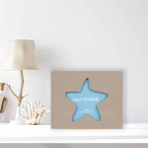 Mùa hè bãi biển theo chủ đề 4x4inch MDF Starfish Shaped khung ảnh cho nhà cà phê trang trí cửa hàng - Product Image 2