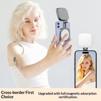 Lampu Isi Ulang Ponsel Genggam Magnetik Magsafe 5V-1A untuk TikTok Live Streaming, Fotografi, Kecantikan, Cermin Rias, Pencahayaan Selfie Portabel